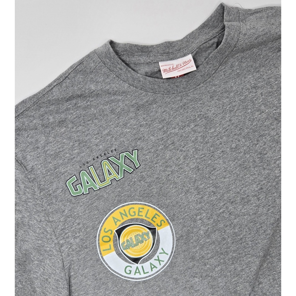 Los Angeles Galaxy Mitchell & Ness‎ Mens XL City Collection SS Tee Gray Heather